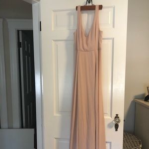 Show Me Your Mumu Jenn MaxiDress Dusty Blush Crisp
